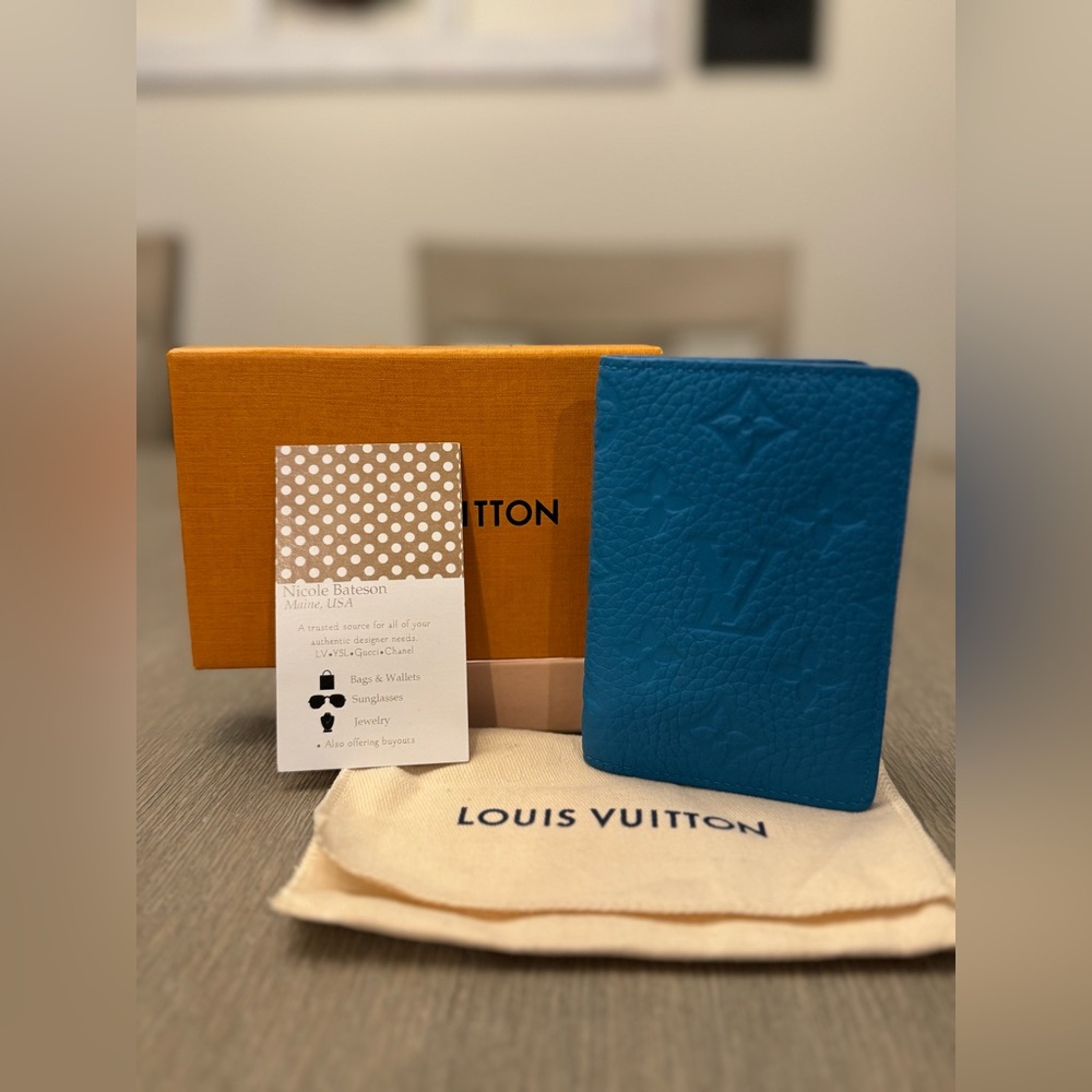 LV Pocket Organizer Empreinte Blue